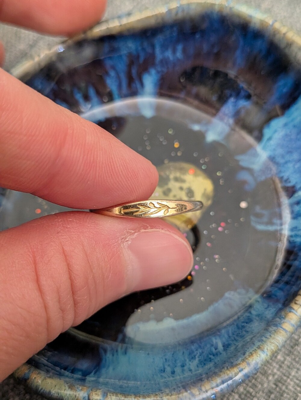 GLDN Gold Filled Olive Branch Ring 🫒